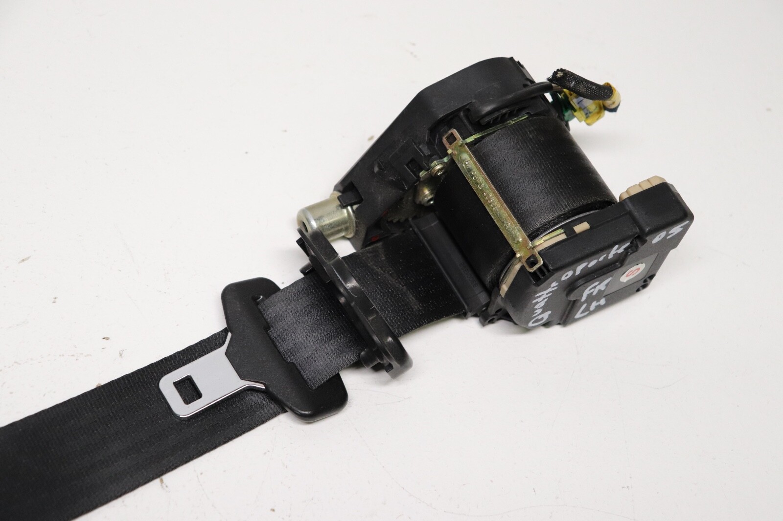 P200595 2003-2008 Maserati Quattroporte M139 Front Seat Belt Driver Side BLACK 0