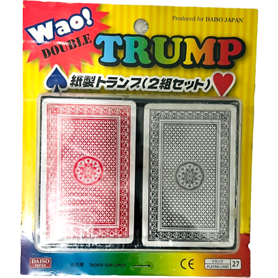 Donald Trump Playing Cards - Double Set - Wao Double - NEW