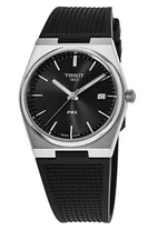 TISSOT PRX Quartz 40MM Black Dial Rubber Men's Watch T137.410.17.051.00