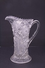 EAPG Cambridge Pitcher No. 2635, Fernland Snowflake c1906 Antique