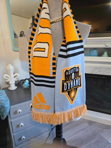 Sciarpa calcio Houston Dynamo MLS calcio Adidas nuova con etichetta 2012 - Foto 7 di 7
