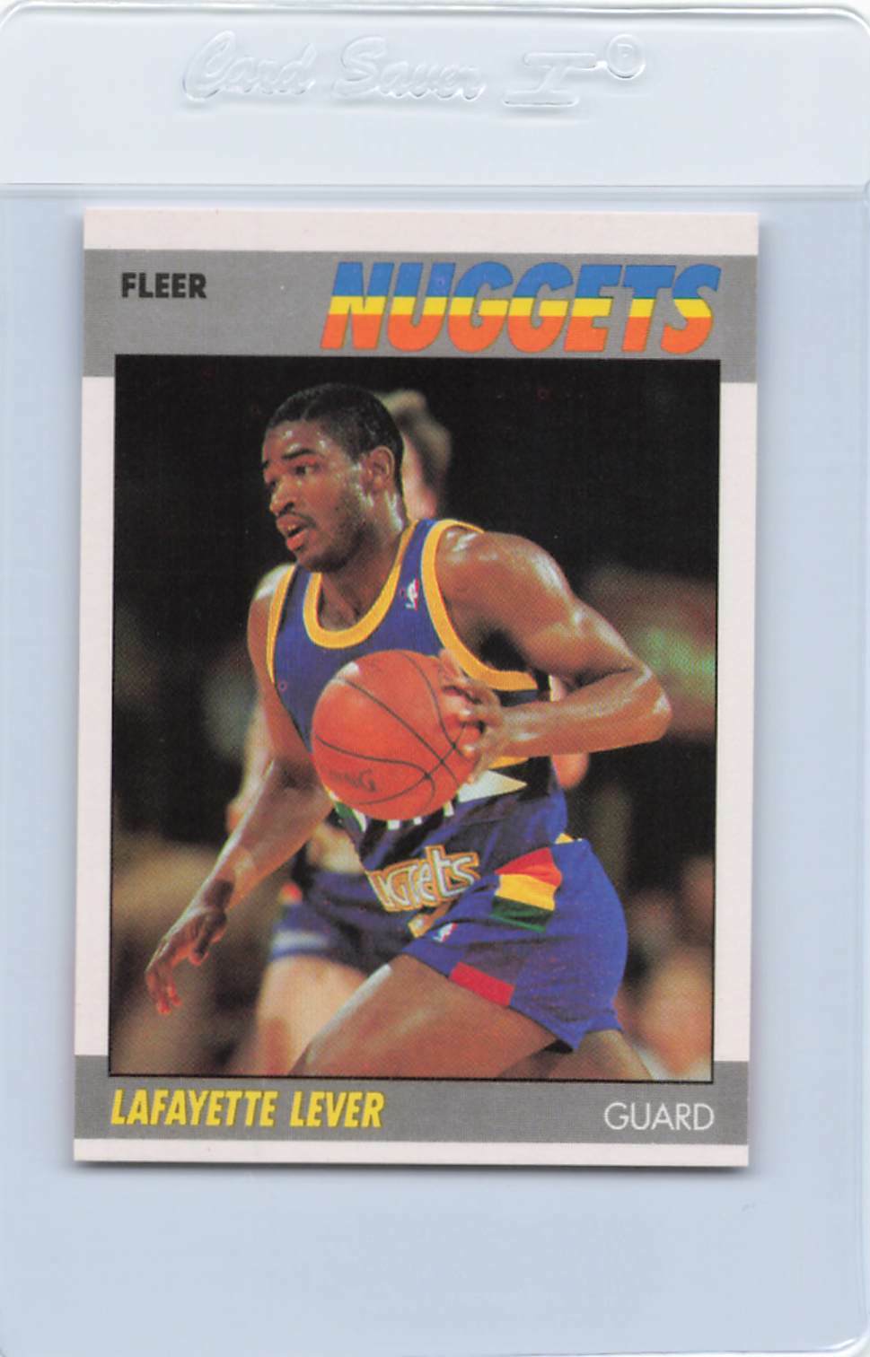 1987/88 Fleer #62 Lafayette Lever Nuggets NM *1541