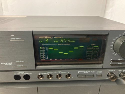 Mutsubishi M-PF5350 Preamplifier/Tuner with Equalizer/Analyzer. *VERY NICE!* - Picture 3 of 10