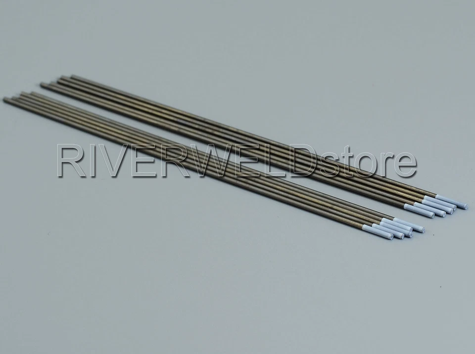 Electrodo de tungsteno de soldadura TIG blanco 0,8 % circoniado WZ8 1/16*6" (1,6x150 mm) 10 piezas Foto 4 de 4