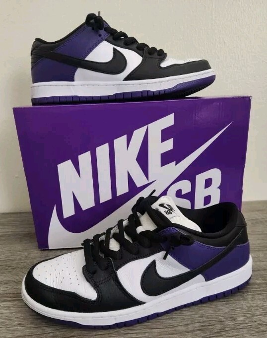 Dunk low court purple size 10 used with og everything Nike | Shoes | Dunk Low Court Purple Size Used With Og  main image 4