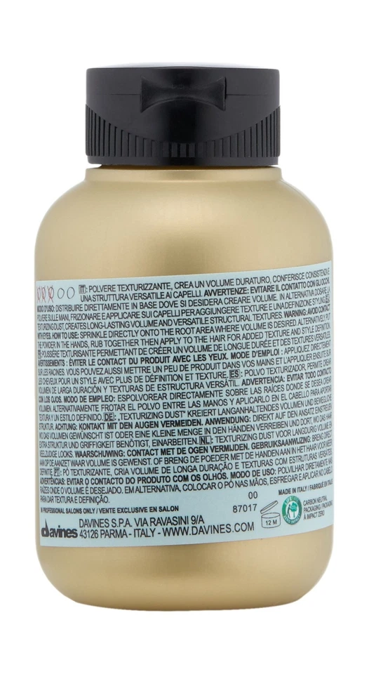 Davines Este es un polvo texturizante, spray en polvo voluminizador para larga duración... Foto 4 de 4
