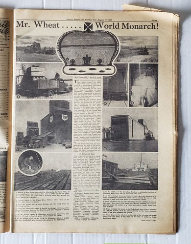 Family Herald Canada's National Farm Magazine Aug 17 1949 Wheat Regina Fair - Picture 3 of 5