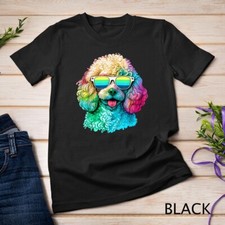 Poodle Pop Art Dog Mom Dog Lover Cute Poodle Puppy Girls T-Shirt Unisex T-shirt