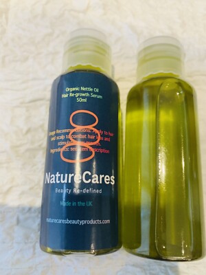 NatureCares kaltgepresstes Brennnessel Haar Nachwachsen Öl mit Vit. E 1L ABVERKAUF