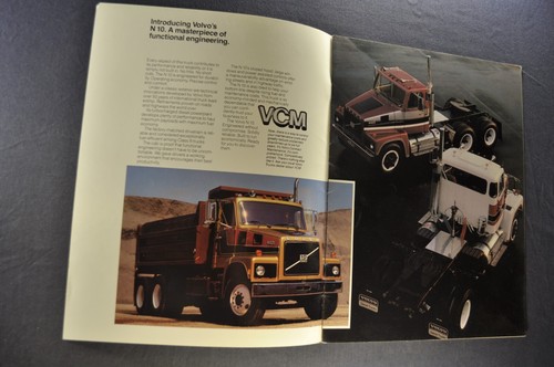 1982 Volvo N10 Truck Catalog Brochure Turbo 6 Semi Cargo Dump Nice Original - Picture 2 of 7