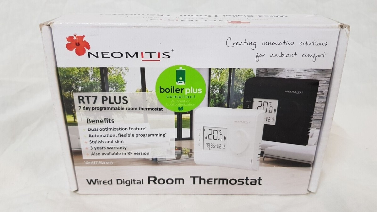 Neomitis Hard Wired 7 Day Programmable Room Thermostat RT7+ | eBay
