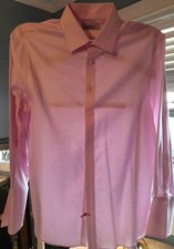 Charles Tyrwhitt Shirt Men's 16.5 Dress Slim Cotton Pink. Wedding, Professional.
