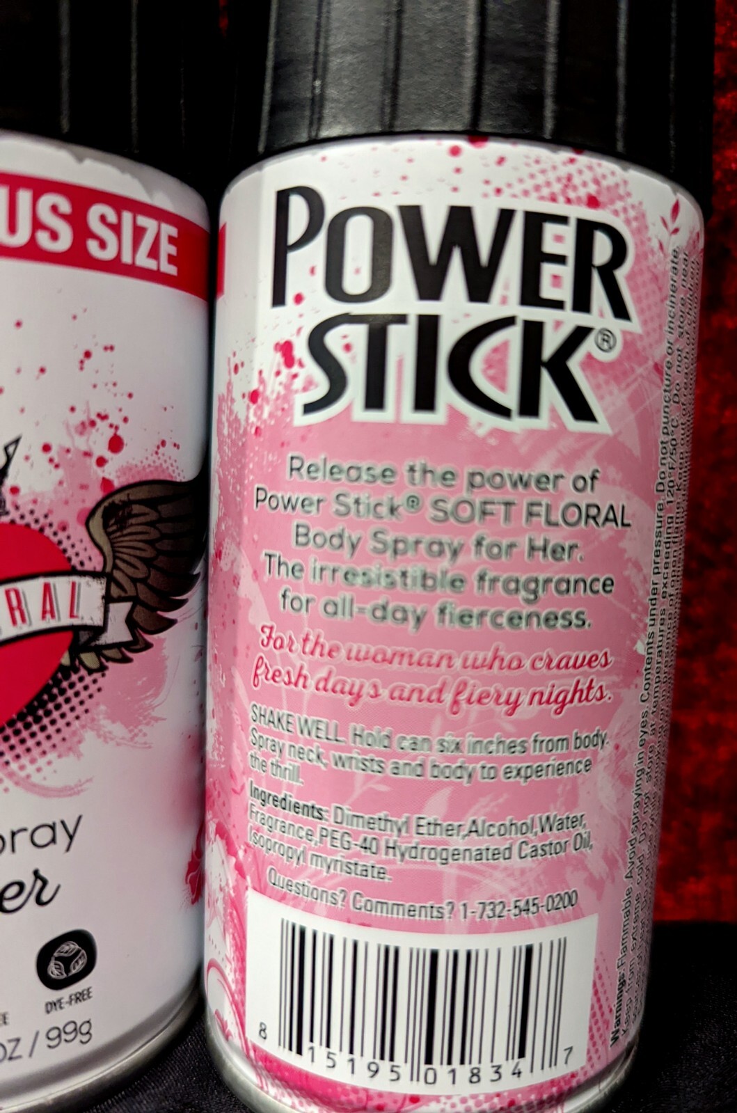 💐(LOT OF 4)**BONUS SIZE**Power Stick for Her 3.5oz Body Spray Soft Floral New 