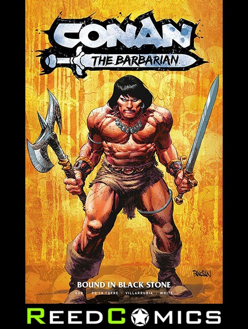 CONAN THE BARBARIAN VOLUME 1 BOUND IN BLACK STONE GRAPHIC NOVEL PANOSIAN COVER