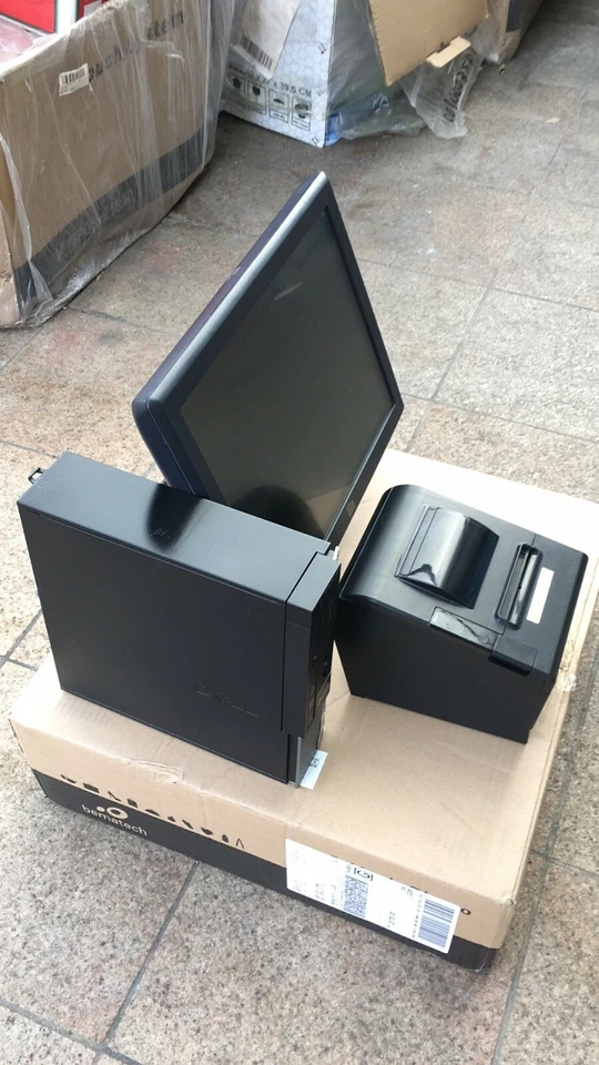 15" Touchscreen All In One POS System Restaurant Point Of Sale 1 Printers - Image 2 of 4