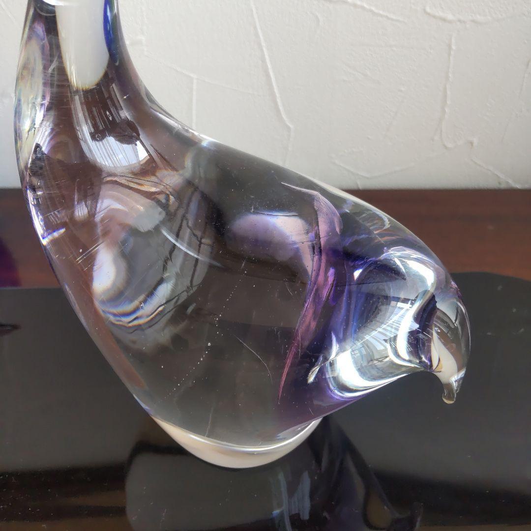 Multi-Glass 23Cm Swan Figurine Glass Object from japan | eBay
