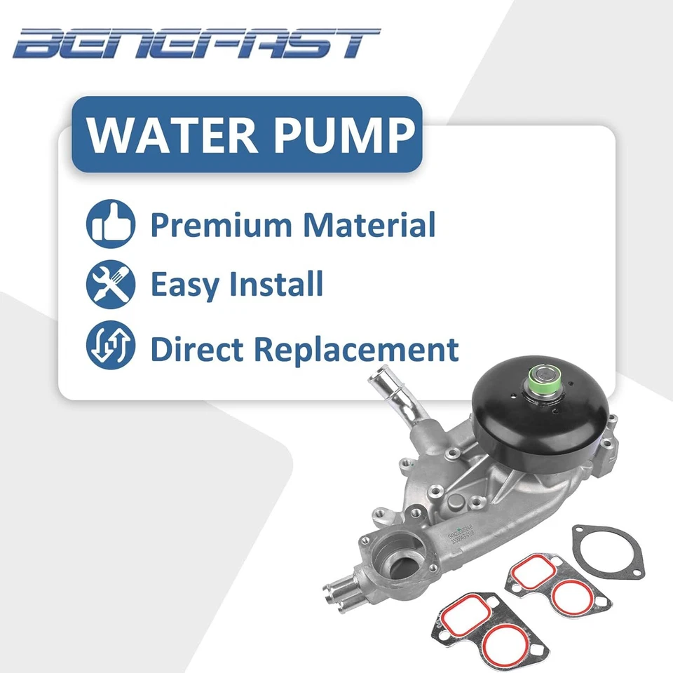 Water Pump45005 For CHEVROLET AVALANCHE 1500 2002-2006,GMC SAVANA 1500 2003-2006 Foto 4 de 4