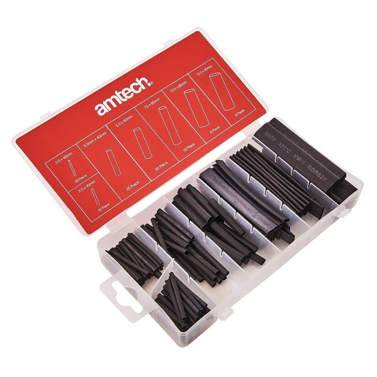 Heat Shrink Tubing Tube Sleeve Kit Car Electrical Assorted Cable Wire Wrap 127Pc