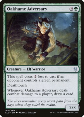 (x4) Oakhame Adversary 167/269 Playset Uncommon Throne of Eldraine MTG NM