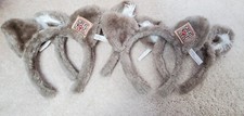 Great Wolf Lodge Ears Gray Souvenir Headband Lot of 4 NWOT Wolfie