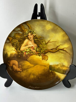 Knowles ''Earth''  The Four Ancient Elements by Georgia Lambert Solely China Plate