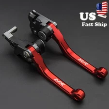 CNC Red Pivot Clutch Brake Lever Set For CRM250R/AR 94-98 1995 1996 1997 Red US
