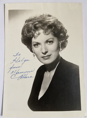 Maureen O Hara +2015 Signed Photo Original Signed Signature Signature Autograph