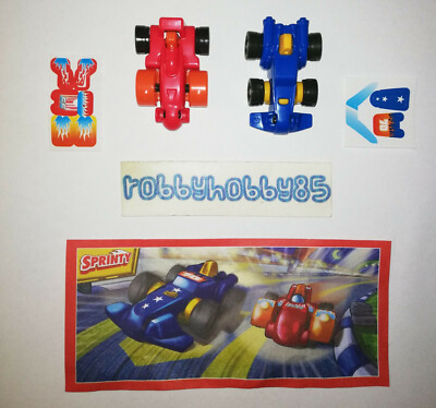 Complete set of detachable cars (DV042 - DV142) + 2 BPZ kinder Italy 2019/2020