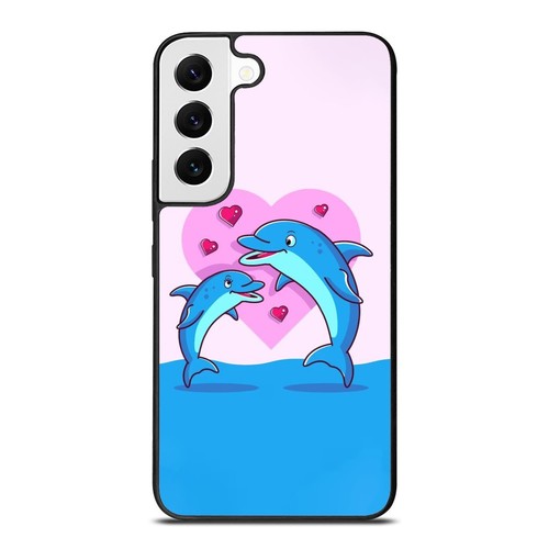 Red Love Dolphins Sea Anti scratch Cover For Samsung S7 S8 S9 S10 S20 Plus Lite - Picture 5 of 25