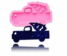 Shiny Car Shape Silicone Mould For Diy Truck Epoxy Keychain Resin Craft Mold Ebay