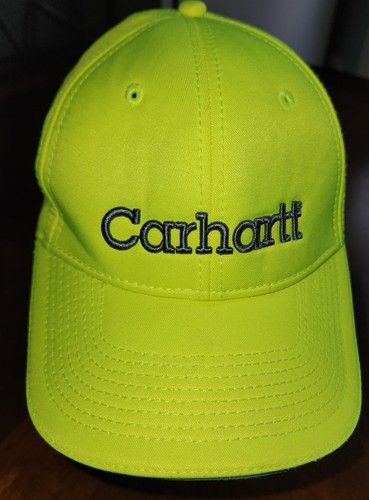 Carhartt Hat Cap OSFA Spell Out Chartreuse Bright Lime Hard at Work Since 1889 - Bild 9 von 24