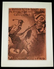 HARRY GOTTLIEB (1895-1992) Original Limited Edition Lithograph 1950 SIGNED WPA