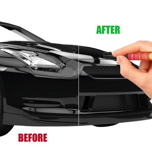 Magic Car Scratch Removal Pen for Dark Color Cars - Magic Pen Black Car 7.4ml - Foto 7 di 9