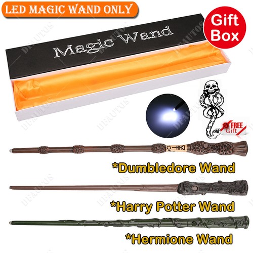 Harry Potter Slytherin Draco Malfoy Robe Cloak Tie LED Magic Wand Scarf Costume - Picture 7 of 23