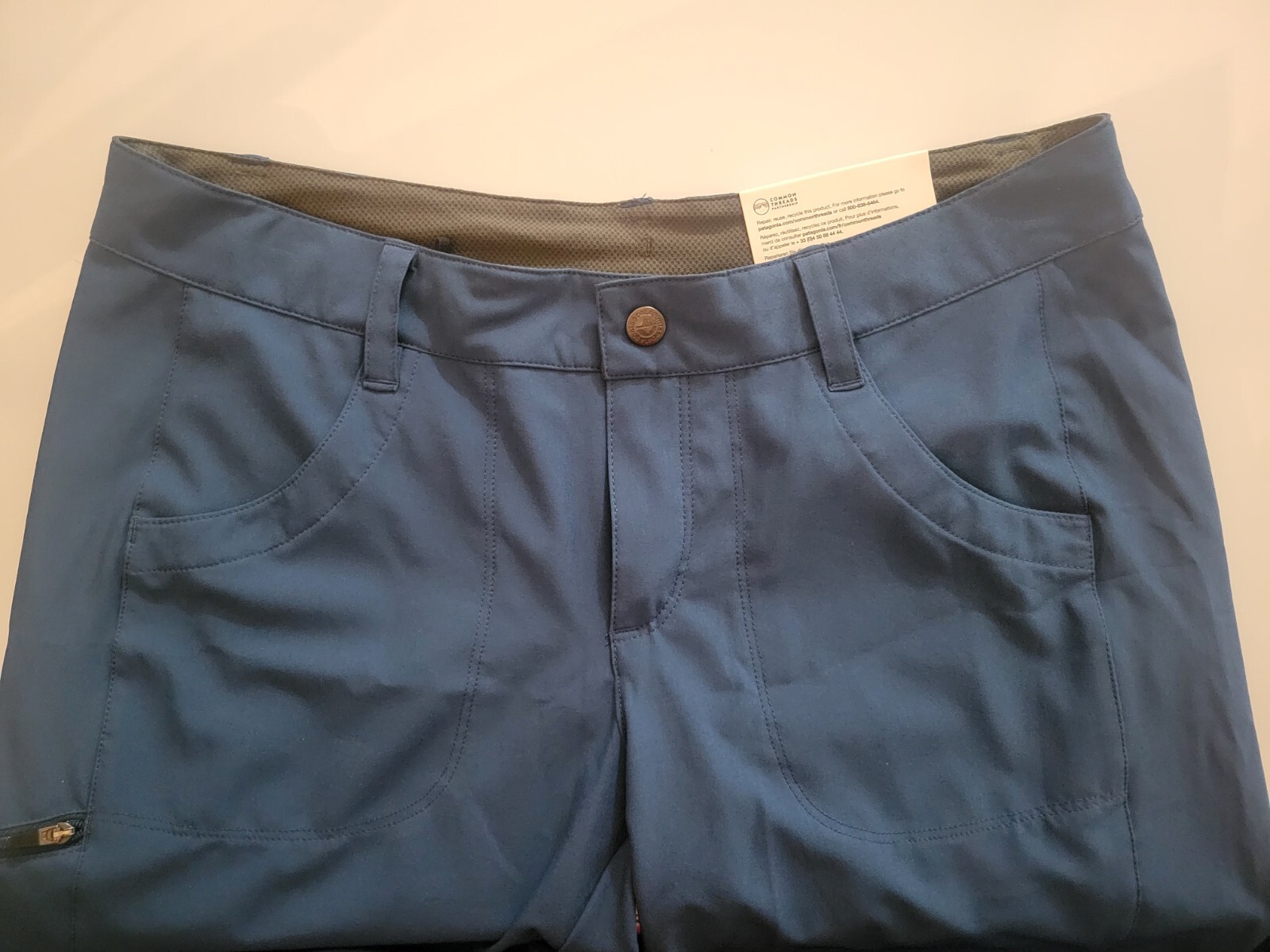 Patagonia Hiking Pants NEW Womens Size 6 Capri Blue Happy Hike Straight Leg thumbnail 6