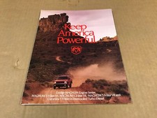 Vintage Dodge Magnum "Keep America Powerful" Dealership Salesman Brochure