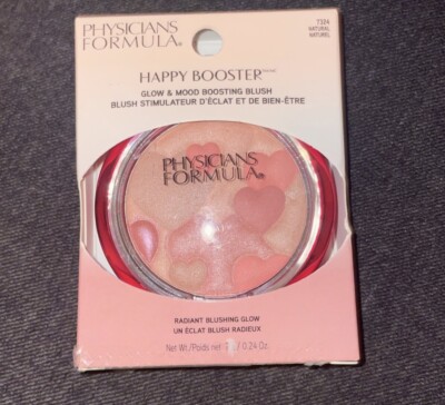 PHYSICIANS FORMULA HAPPY BOOSTER GLOW & MOOD BOOSTING BLUSH #7324 NATURAL - NEW
