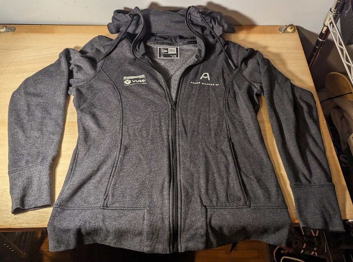 Arrow McLaren SP New Era Women's Hoodie Size Medium Black Vuse Used Zipper  | eBay