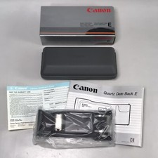 Canon EOS Camera Quartz Date Back E - New NIB