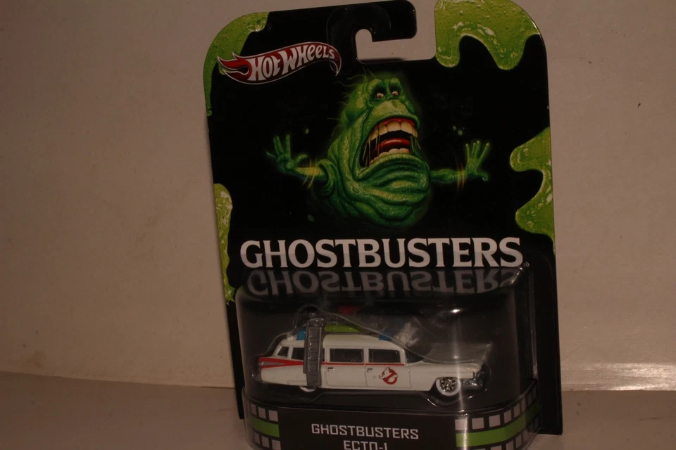 HOT WHEELS RETRO ENTERTAINMENT GHOSTBUSTERS ECTO-1 CADILLAC, 1:64 NIB - Image 2 of 4