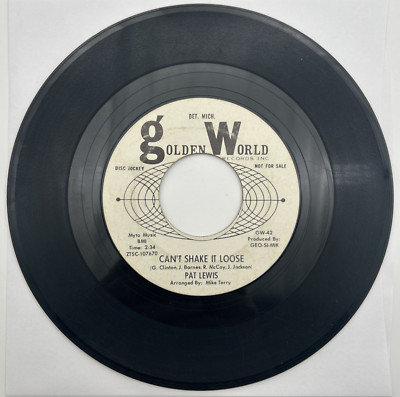 PAT LEWIS ''Can't Shake It Loose / Let's Go Together'' 1966 7'' 45rpm Single