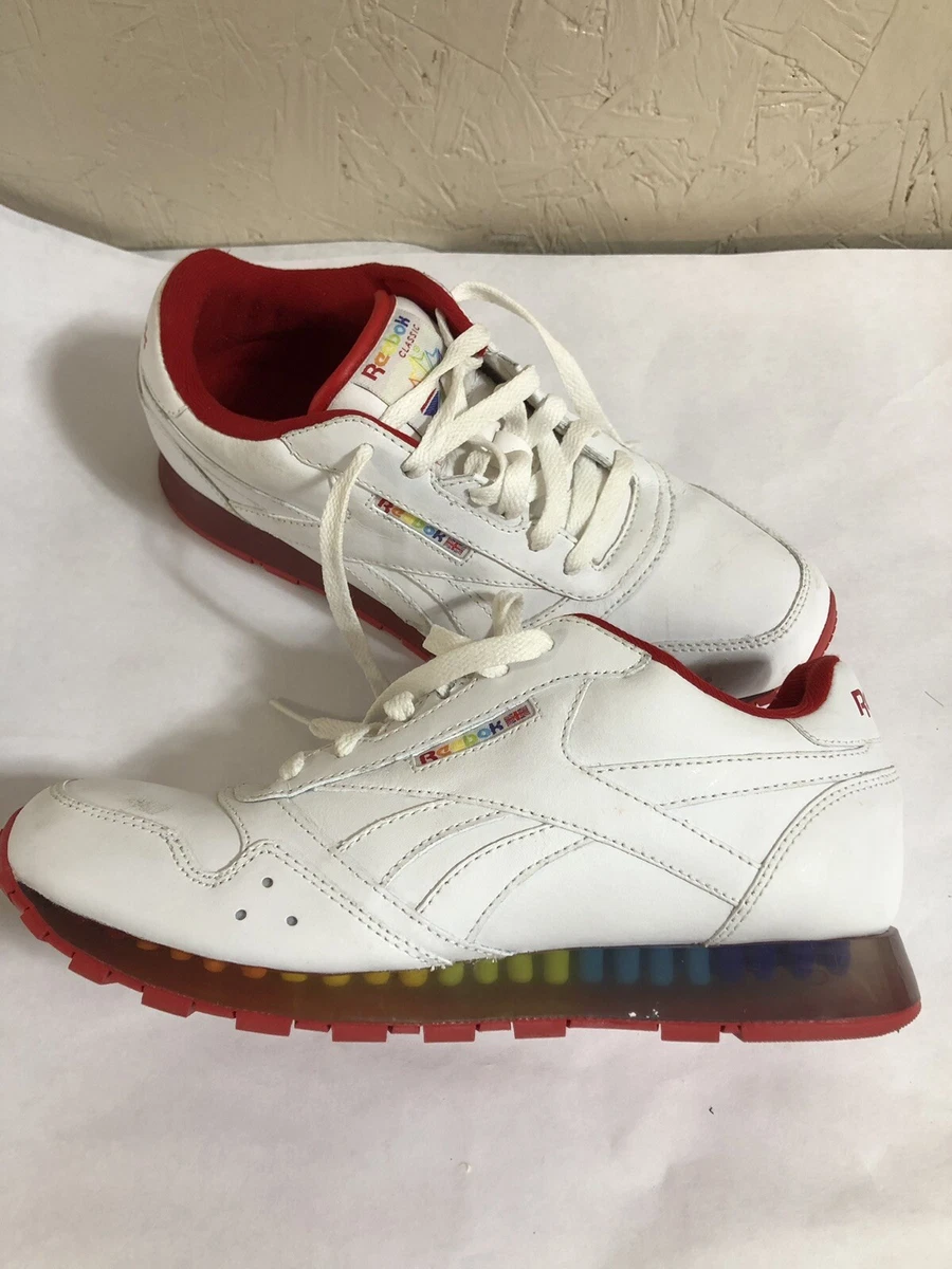 Reebok classic sales clear sole