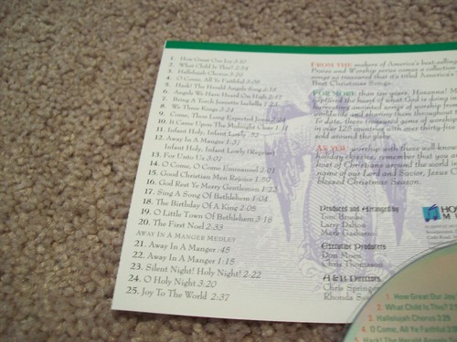 America's 25 Best Christmas Songs CD *RARE* 1997 Hosanna/Integrity - Picture 6 of 6