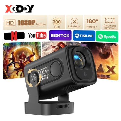 Autofokus LED Projektor WiFi Android 4K USB HDMI Beamer Heimkino 12000 lumen