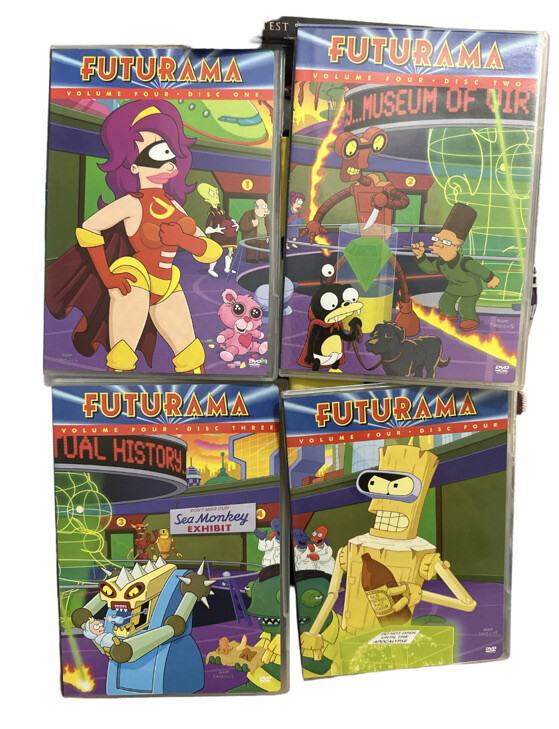 Futurama Volume Four, Set of DVDs 18 Episodes