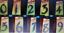 3.5" Die-Cast ALUMINUM HOUSE NUMBER -w/ nails - Hy-Ko 0 1 2 3 4 5 6 7 8 9