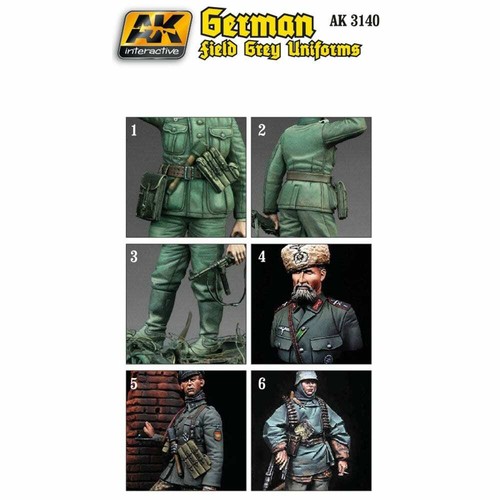 AK Interactive Figures Series Acrylic Paint Sets Model Uniform Colour To Clear! - Picture 19 of 32