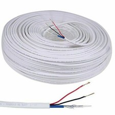CAVO VIDEO MATASSA 100 METRI RG59 ALIMENTAZIONE PER TELECAMERA VIDEOSORVEGLIANZA