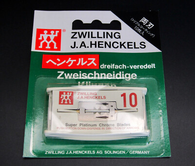 J.A. HENCKELS Vintage DE RAZOR BLADE DISPENSER Made In Solingen Germany RARE #78