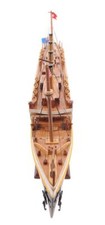 14 Black and Red 1912 RMS Titanic Large Boat Hand Painted Decorative Boat
